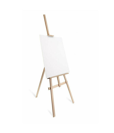 Cavalletto Pittorico In Legno Inclinabile 165 Cm Pittura Esposizione Tele Quadri