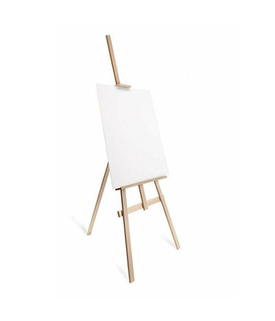 Cavalletto Pittorico In Legno Inclinabile 70 Cm Pittura Esposizione Tele Quadri