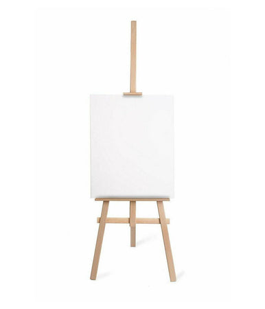 Cavalletto Pittorico In Legno Inclinabile 70 Cm Pittura Esposizione Tele Quadri