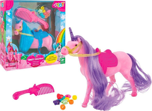 Cavallo Amico Unicorno Floccato Con Accessori Perline Pettine Gioco Per Bimbe Giochi e giocattoli/Personaggi giocattolo/Animali Trade Shop italia - Napoli, Commerciovirtuoso.it