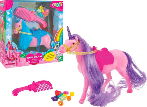 Cavallo Amico Unicorno Floccato Con Accessori Perline Pettine Gioco Per Bimbe Giochi e giocattoli/Personaggi giocattolo/Animali Trade Shop italia - Napoli, Commerciovirtuoso.it
