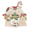 Tazza di natale decorativa in porcellana 350 ml per decorazione natalizia
