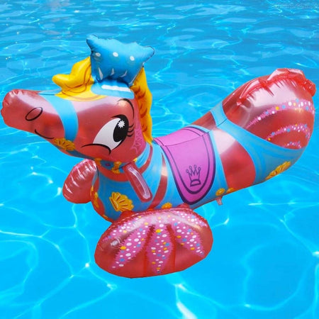 Cavalluccio Marino Gonfiabile Cavalcabile Per Bambini Con 2 Maniglie 105 X 56 Cm Giocattoli e infanzia > Piscine > Canotti e Gonfiabili Trade Shop italia - Napoli, Commerciovirtuoso.it