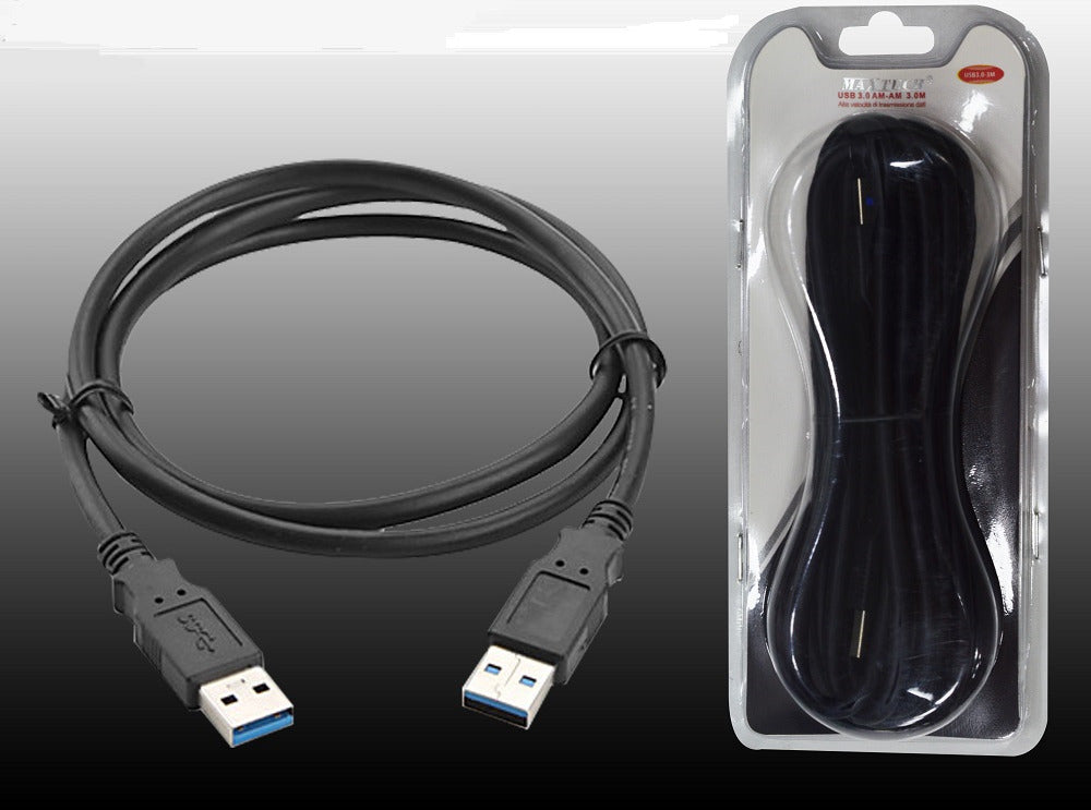 Cavo USB-C&trade Maschio/Maschio USB 3.2 Gen2 SuperSpeed 5m Nero Manhattan