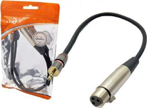 Cavo-Adattatore-Audio-Da-Jack-3,5-Mm-Maschio-A-Xlr-Femmina-Per-Microfono-Kl-9242