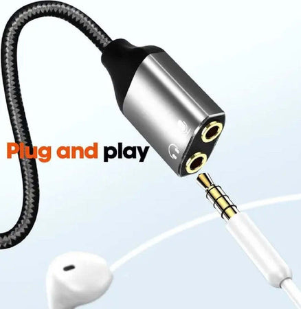 Cavo Adattatore Audio Da Lightning Maschio A 2 Jack 3,5mm Femmina Cuffie Microfono Lt3538 Elettronica/Home Audio e Hi-Fi/Accessori/Cavi/Cavi ottici Trade Shop italia - Napoli, Commerciovirtuoso.it