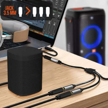 Cavo Adattatore Audio Splitter Da Jack 3,5mm Femmina A 3x Jack 3,5mm Femmina F1f3 Elettronica/Home Audio e Hi-Fi/Accessori/Cavi/Cavi ottici Trade Shop italia - Napoli, Commerciovirtuoso.it