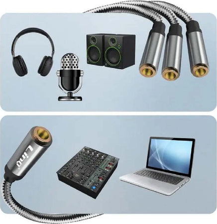 Cavo Adattatore Audio Splitter Da Jack 3,5mm Femmina A 3x Jack 3,5mm Femmina F1f3 Elettronica/Home Audio e Hi-Fi/Accessori/Cavi/Cavi ottici Trade Shop italia - Napoli, Commerciovirtuoso.it