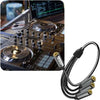 Cavo Adattatore Audio Splitter Da Jack 3,5mm Femmina A 3x Jack 3,5mm Femmina F1f3 Elettronica/Home Audio e Hi-Fi/Accessori/Cavi/Cavi ottici Trade Shop italia - Napoli, Commerciovirtuoso.it