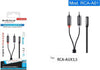 Cavo Adattatore Audio Stereo Aux Jack 3.5mm Femmina A 2xrca Maschio 15cm Rca-a01 Elettronica/Home Audio e Hi-Fi/Accessori/Cavi/Cavi Stereo Jack Trade Shop italia - Napoli, Commerciovirtuoso.it