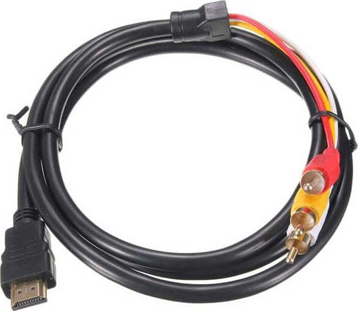CAVO ADATTATORE CONVERTITORE HDMI MASCHIO A 3 RCA AUDIO VIDEO AV 1080P HDTV 1,5M Elettronica/Home Cinema TV e video/Accessori/Cavi/Cavi HDMI Trade Shop italia - Napoli, Commerciovirtuoso.it