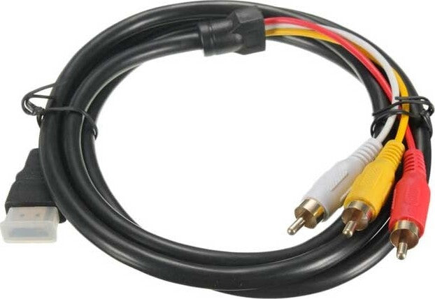CAVO ADATTATORE CONVERTITORE HDMI MASCHIO A 3 RCA AUDIO VIDEO AV 1080P HDTV 1,5M Elettronica/Home Cinema TV e video/Accessori/Cavi/Cavi HDMI Trade Shop italia - Napoli, Commerciovirtuoso.it