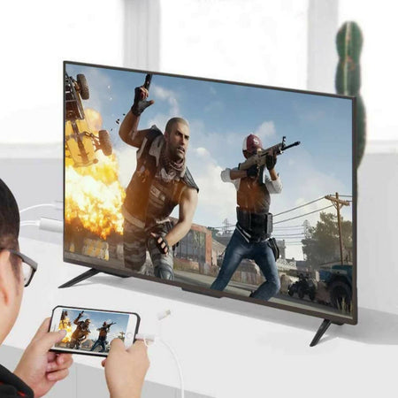 Cavo Adattatore Da Hdmi A Smartphone - 3 In 1 Microusb, Type-c E Iphone