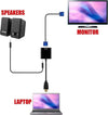 cavo Adattatore da HDMI a VGA + Cavo Audio Jack 3,5mm per PC laptop TV HDTV Full HD