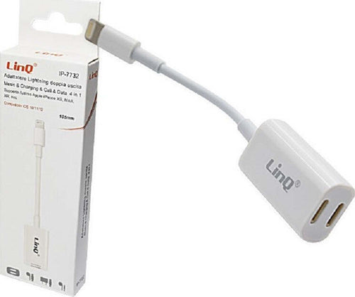Cavo Adattatore Doppia Uscita Lightning Femmina Musica Chiamate Ricarica Ip-7732 Elettronica/Cellulari e accessori/Accessori/Cavi e adattatori/Cavi Lightning Trade Shop italia - Napoli, Commerciovirtuoso.it