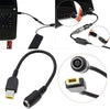 Cavo Adattatore Femmina 7,9 mm maschio 10,5 mm per lenovo ThinkPad Docking Station  eCaricatore AC