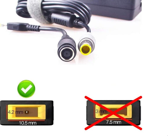 Cavo Adattatore Femmina 7,9 mm maschio 10,5 mm per lenovo ThinkPad Docking Station  eCaricatore AC