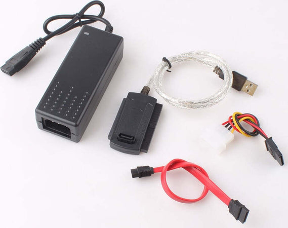 CAVO ADATTATORE IDE SATA USB 2.0 SUPPORTA HD HARD DSIK 2.5 3.5 ALIMENTATORE  Trade Shop italia - Napoli, Commerciovirtuoso.it