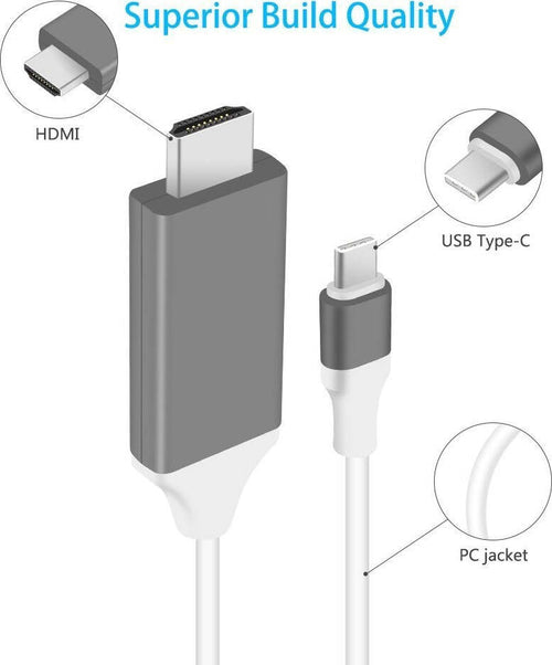 CAVO ADATTATORE PER SAMSUNG GALAXY S8 USB TIPO C USB-C A 4K HDMI HDTV 2 METRI Elettronica/Home Cinema TV e video/Accessori/Cavi/Cavi HDMI Trade Shop italia - Napoli, Commerciovirtuoso.it