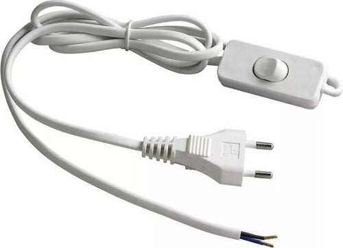 CAVO ALIMENTAZIONE BIANCO PRESA ELETTRICA INTERRUTTORE 2Gx0.75MM 1.5MT BIPOLARE Elettronica/Home Audio e Hi-Fi/Accessori/Cavi/Cavi di alimentazione Trade Shop italia - Napoli, Commerciovirtuoso.it