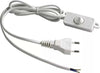 Cavo-Alimentazione-Bianco-Presa-Elettrica-Interruttore-2gx0.75mm-1.5mt-Bipolare