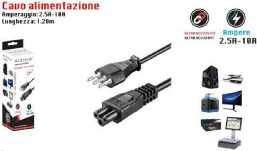 Cavo Alimentazione Spina Italiana Tripolare 1,2mt Presa Pc Monitor F-al02 Maxtech Elettronica e telefonia > Accessori Audio e Video > Cavi Audio e Video Trade Shop italia - Napoli, Commerciovirtuoso.it