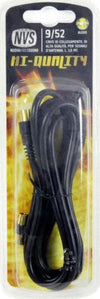 Cavo-antenna-Nvs-9-52-Cavo-Antenna-Hi-Quality-9-52-con-Adattatore-Blac