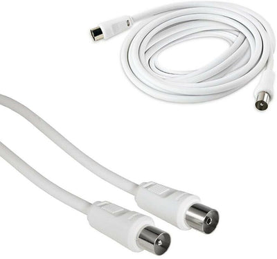 Cavo Antenna Tv Prolunga 5 Mt Rg59 Maschio Femmina Segnale Audio Video Each