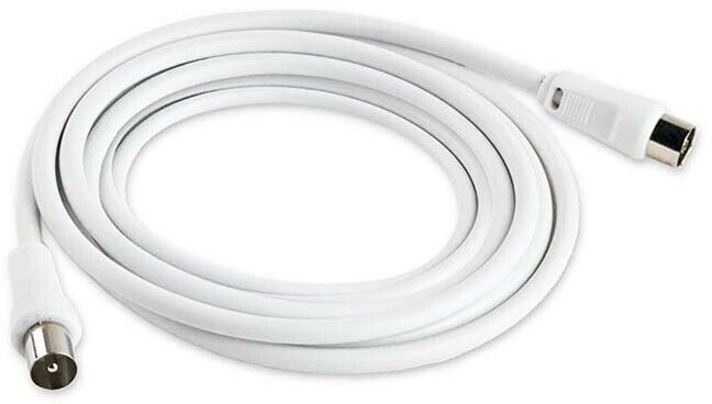 Cavo Antenna Tv Rg59 Prolunga 3 Mt Maschio Femmina Segnale Audio Video Each