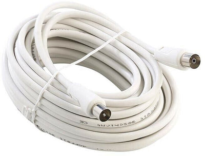 Cavo Antenna Tv Rg59 Prolunga 8 Mt Maschio Femmina Segnale Audio Video Each