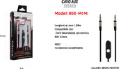 Cavo Audio 3,5mm Aux Stereo Con Microfono Incorporato Per Smartphone 1mt Maxtech Aux-m1m Elettronica e telefonia > Accessori Audio e Video > Cavi Audio e Video Trade Shop italia - Napoli, Commerciovirtuoso.it