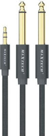 Cavo Audio Aux 3.5mm Maschio A Doppio Cavo Jack 6.5mm Maschio Mono 5mt Ajack-03 Elettronica/Home Audio e Hi-Fi/Accessori/Cavi/Cavi Stereo Jack Trade Shop italia - Napoli, Commerciovirtuoso.it