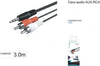 Cavo-Audio-Da-Jack-3,5mm-Aux-A-2rca-Maschio-Doppio-Stereo-Prolunga-3mt-Aux-r3.0m