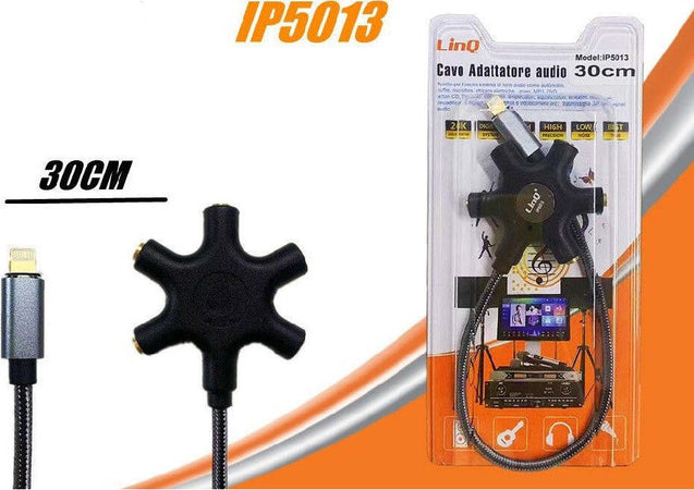 Cavo Audio Da Lightning A 5x Jack Aux Femmina Adattatore 5 In 1 Da 30 Cm Ip5013 Elettronica/Informatica/Accessori/Cavi e accessori/Cavi/Cavi Lightning Trade Shop italia - Napoli, Commerciovirtuoso.it