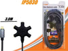 Cavo-Audio-Da-Lightning-A-5x-Jack-Aux-Femmina-Adattatore-5in1-Da-3-Metri-Ip5030