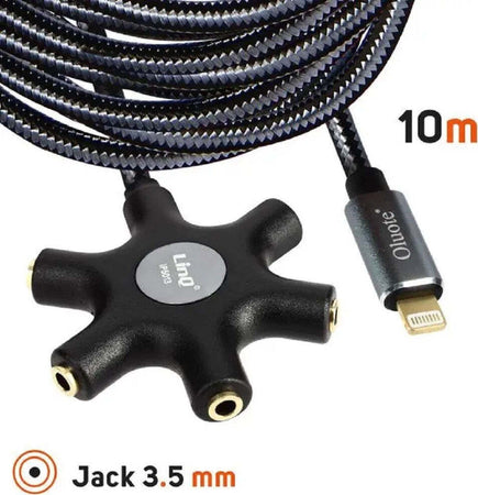 Cavo Audio Da Lightning A 5x Jack Femmina Adattatore 5 In 1 Da 10 Metri Ip50100 Elettronica/Informatica/Accessori/Cavi e accessori/Cavi/Cavi Lightning Trade Shop italia - Napoli, Commerciovirtuoso.it