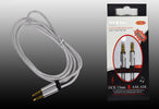 Cavo Audio Jack 3,5mm Am/am 1,5mt Prolunga Aux Per Smartphone Maxtech Aux2-mm1.5m Elettronica e telefonia > Accessori Audio e Video > Cavi Audio e Video Trade Shop italia - Napoli, Commerciovirtuoso.it