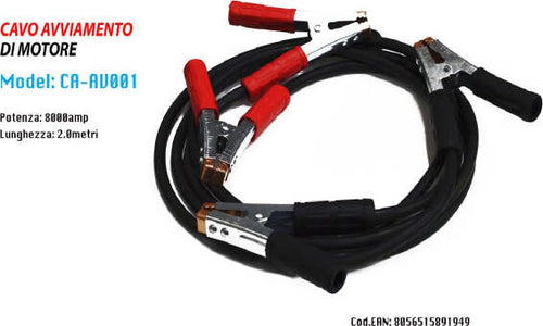 Cavo-Avviamento-Motore-Di-Emergenza-Auto-Cavi-Pinze-8000amp-2mt-Maxtech-Ca-av001