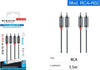 Cavo Bipolare Rca Audio Video Stereo 2 X Rca Maschio/maschio 1,5 Metri Rca-r02 Elettronica/Home Cinema TV e video/Accessori/Cavi/Connettori RCA Trade Shop italia - Napoli, Commerciovirtuoso.it