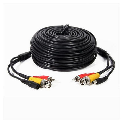 Cavo Coassiale Audio Video Alimentazione Bnc+av+dc 50mt Per Telecamera Cv-tel006