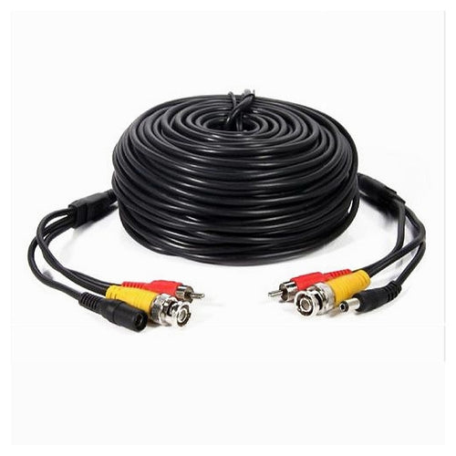 Cavo Coassiale Audio Video Alimentazione Bnc+av+dc 50mt Per Telecamera Cv-tel006