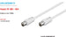 Cavo Coassiale Per Antenna Tv Maschio-femmina 10 Mt Prolunga Maxtech At-001-10m Elettronica e telefonia > Accessori Audio e Video > Cavi Audio e Video Trade Shop italia - Napoli, Commerciovirtuoso.it
