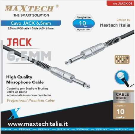 Cavo Collegamento 2 Jack Da 6.5mm Mono 10mt Cavo Microfono Audio Stereo Jjack-04 Elettronica e telefonia > Accessori Audio e Video > Cavi Audio e Video Trade Shop italia - Napoli, Commerciovirtuoso.it