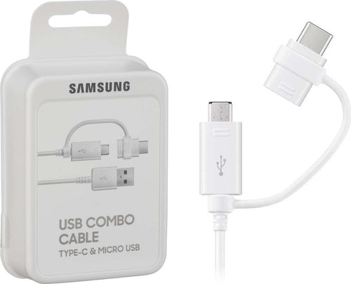 Cavo COMBO 2 in 1 da USB-A a USB Type C & Micro USB SAMSUNG 1,5 M EP-DG930