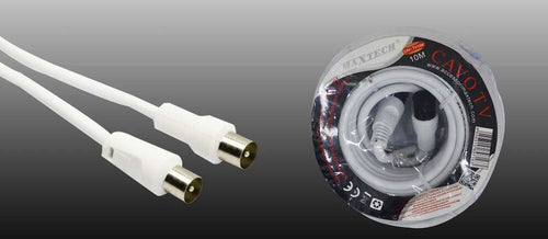 Cavo Da 10 Metri Tv Maschio/maschio Coassiale Prolunga Antenna Maxtech Cav-tv10m Elettronica e telefonia > Accessori Audio e Video > Cavi Audio e Video Trade Shop italia - Napoli, Commerciovirtuoso.it