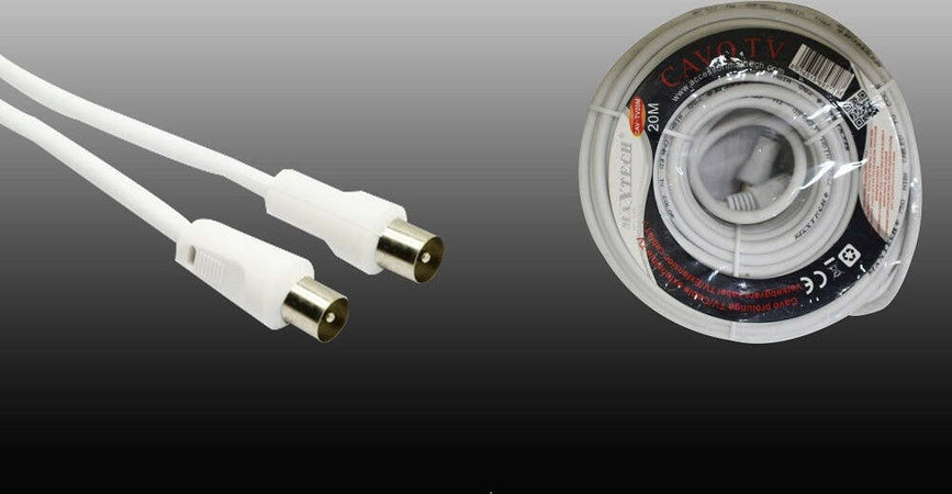Cavo Da 20 Metri Prolunga Maschio A Maschio Coassiale Per Tv Maxtech Cav-tv20m Elettronica e telefonia > Accessori Audio e Video > Cavi Audio e Video Trade Shop italia - Napoli, Commerciovirtuoso.it