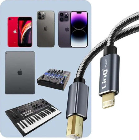 Cavo Da Lightning A Usb Bm Type-b Per Stampante Pianoforte Elettronico 3mt Ip8830 Elettronica/Informatica/Accessori/Cavi e accessori/Cavi/Cavi USB Trade Shop italia - Napoli, Commerciovirtuoso.it