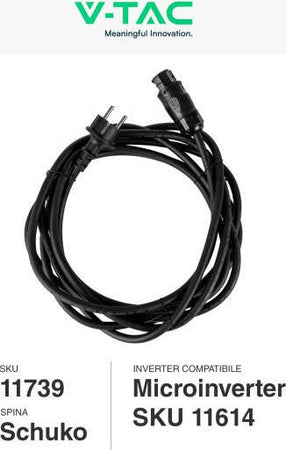Cavo di Collegamento Microinverter per Impianto Fotovoltaico - 5 metri - SKU 11739 Commercio Industria e Scienza/Energia solare e eolica/Pannelli solari/Pannelli solari monocristallini Zencoccostore - Formia, Commerciovirtuoso.it