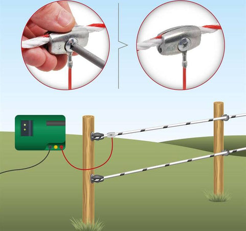 Cavo di collegamento per cavo con morsa stringi corda 150 cm Fai da te/Materiale elettrico/Gestione del cavo/Stringicavi La Zappa - Altamura, Commerciovirtuoso.it