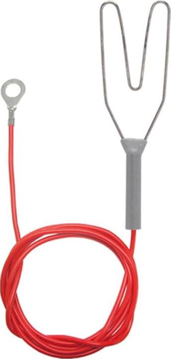 Cavo di collegamento per recinto 125 cm, con terminale a cuore ed occhiello Commercio Industria e Scienza/Attrezzature e forniture agricole/Strutture/Recinzioni La Zappa - Altamura, Commerciovirtuoso.it